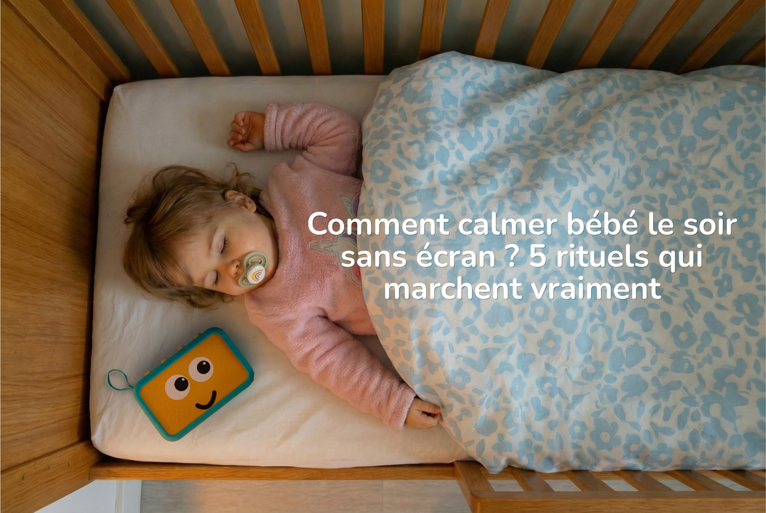 Comment calmer bébé le soir sans écran ? 5 rituels qui marchent vraiment