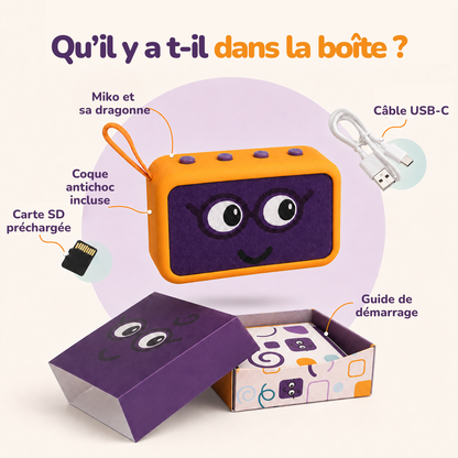 Boîte à histoires enfant 3-8 ans – Idée cadeau – Contes, histoires & comptines audio, sans écran ni ondes, sans abonnement